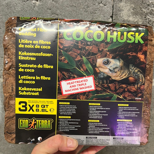Coco husk Exoterra, 3x8,8 liter