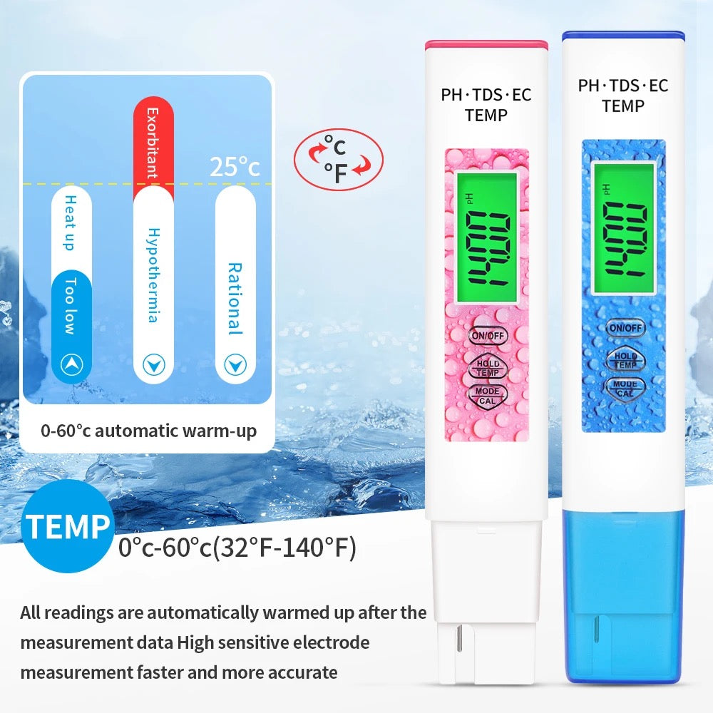 Digital water quality meter