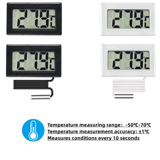 Thermometer, digital, black