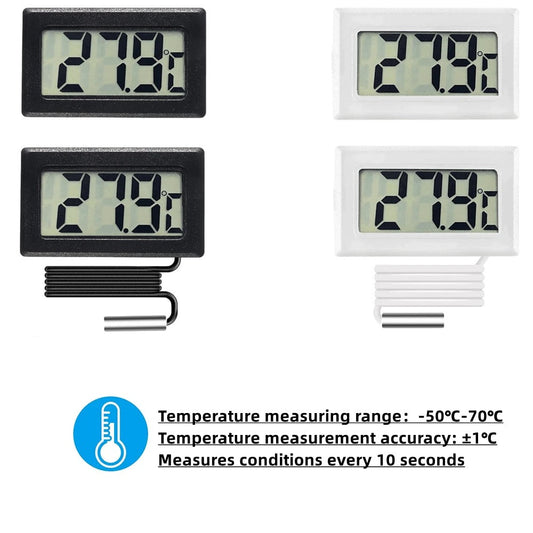Thermometer, digital, white